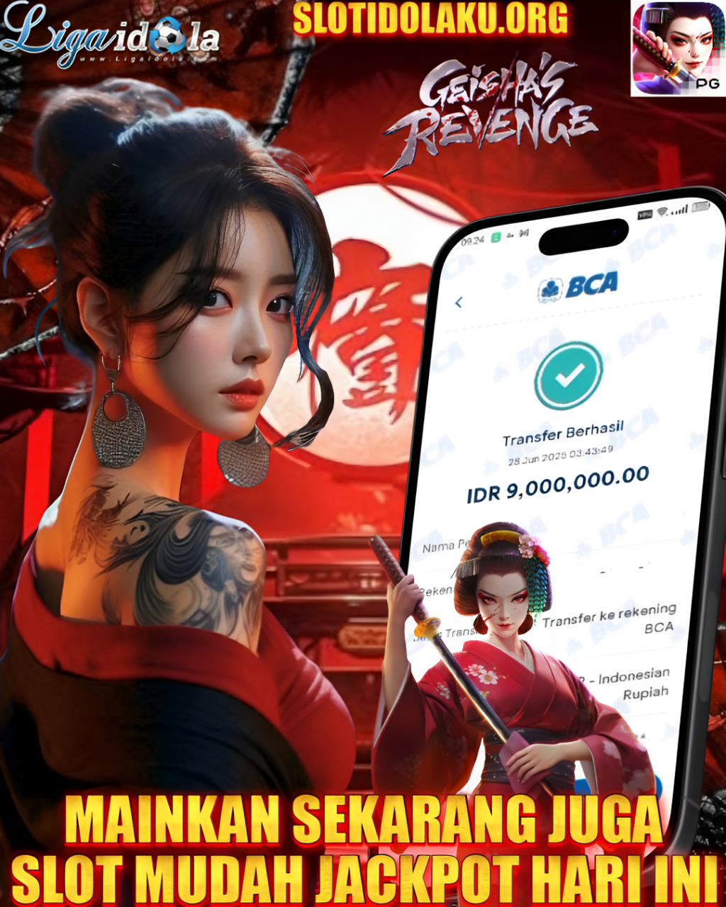 BUKTI KEMENANGAN LIGA IDOLA TANGGAL 28 JUNI 2025