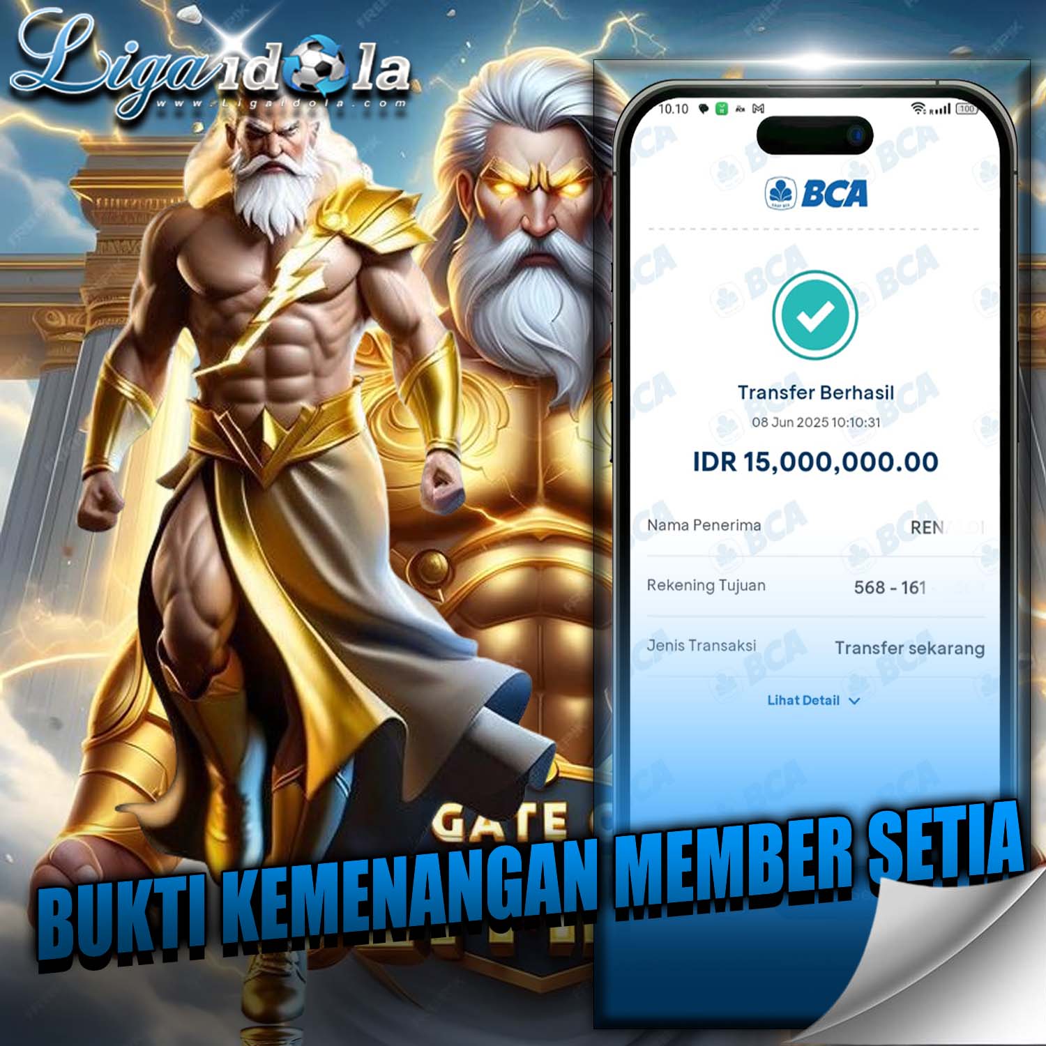 BUKTI KEMENANGAN PRAGMATIC PLAY TANGGAL 08 JUNI 2025