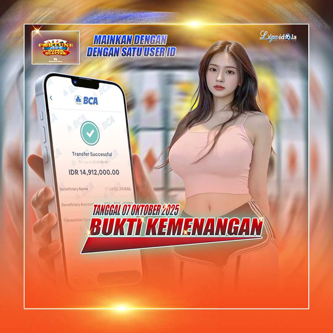 BUKTI KEMENANGAN TANGGAL 07 OKTOBER 2025