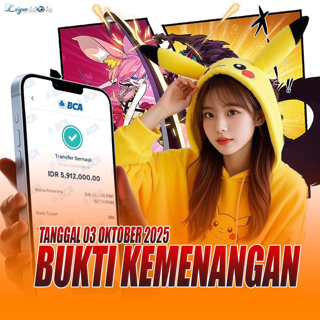 BUKTI KEMENANGAN TANGGAL 03 OKTOBER 2025