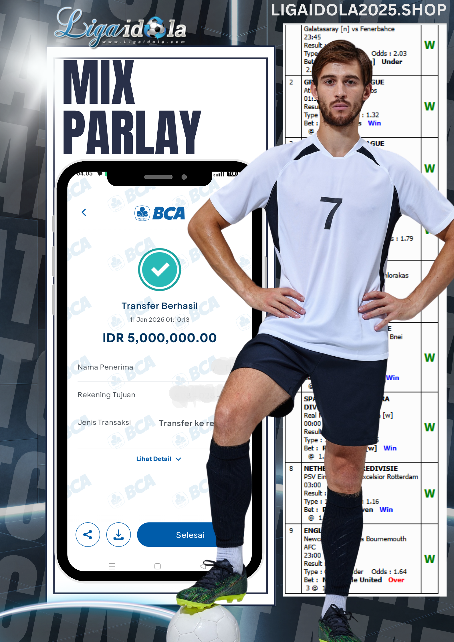 BUKTI KEMENANGAN TANGGAL 11 JANUARI 2026