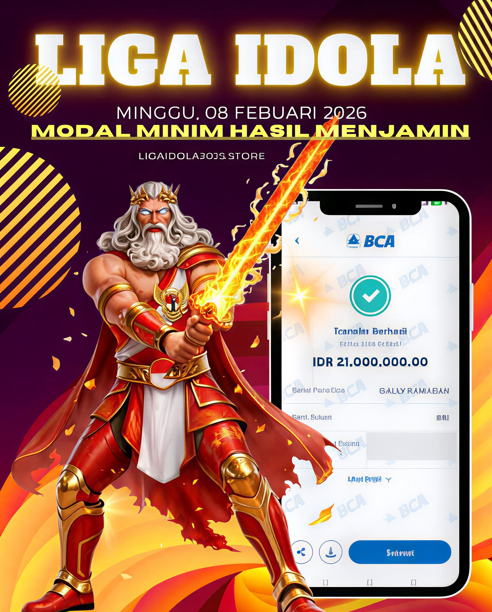 BUKTI KEMENANGAN TANGGAL 08 FEBRUARI 2026